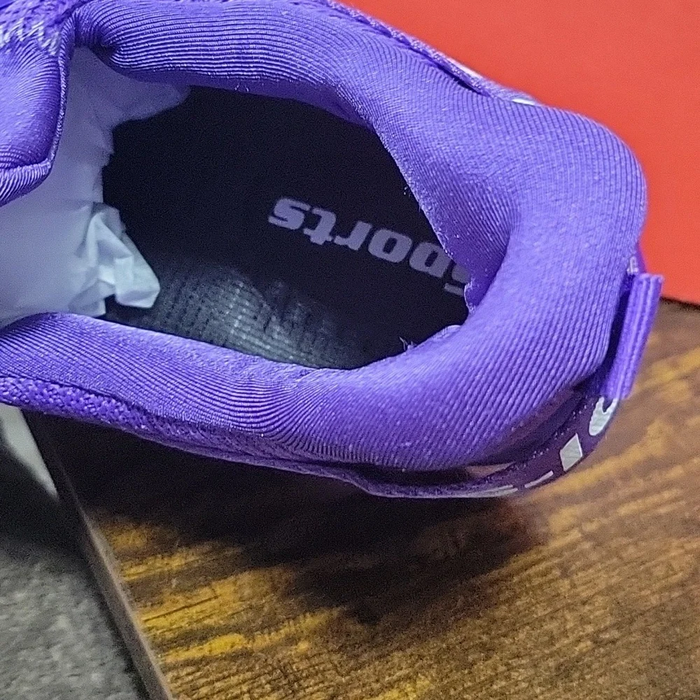 NIB Purple Athletic Sneakers Size 9.5 - Picture 5 of 5